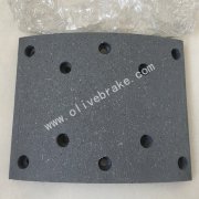 hot sale front brake lining for Yutong bus